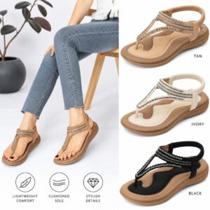 Womens Bohemian Flat Sandals