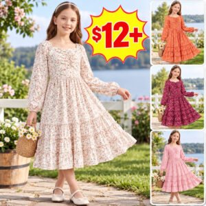 Girls  Floral Dress