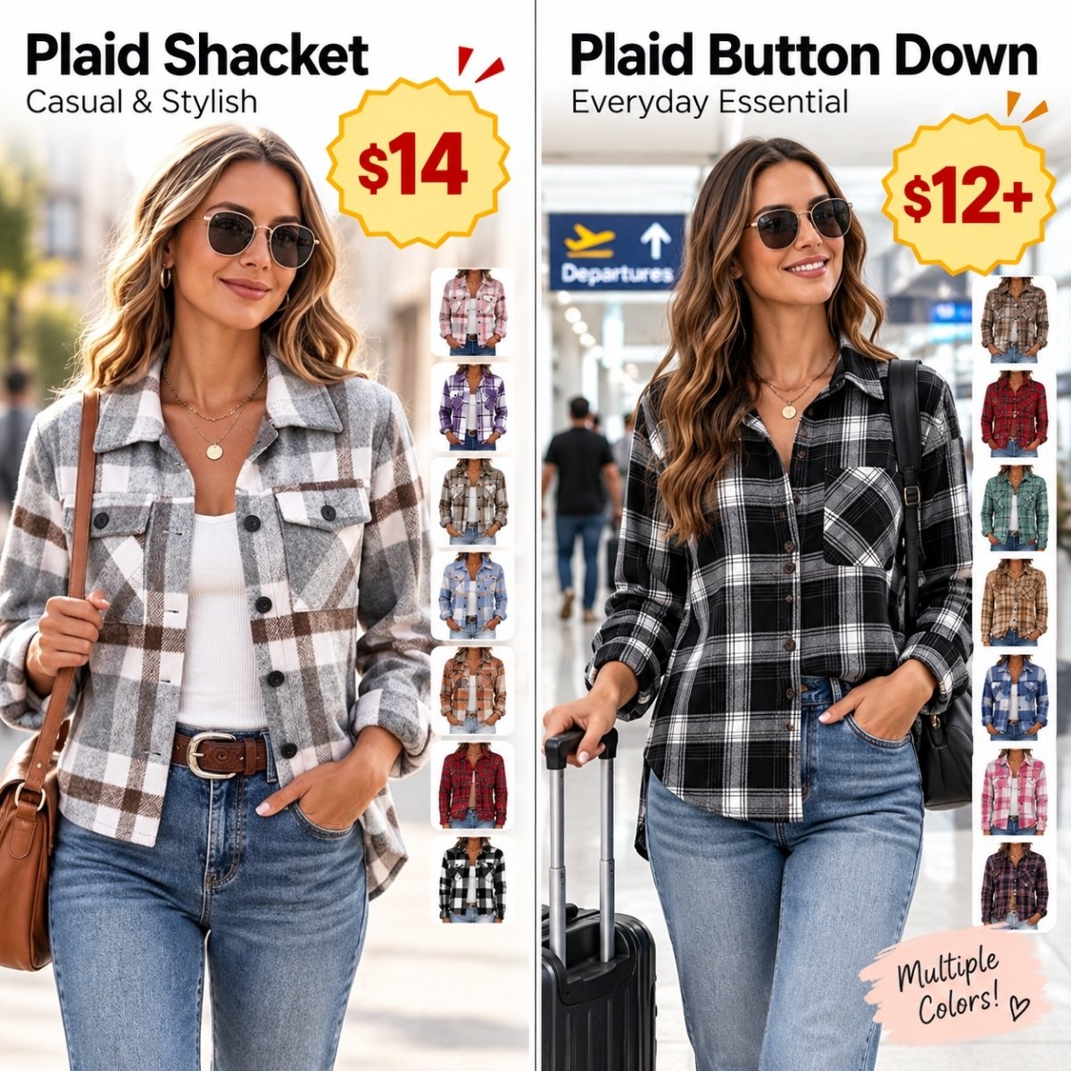 Plaid Shirts for Women
