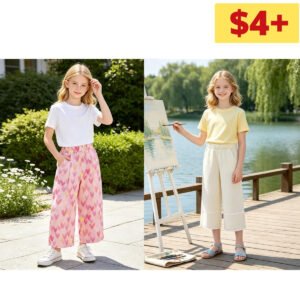 Girls Cropped Pants