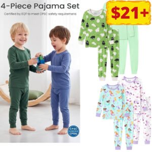 Toddler Pajama Sets, 4-piece