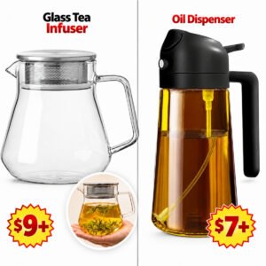 Small Glass Teapot  |   Oil Sprayer