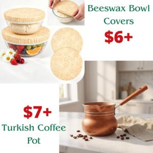 Turkish Coffee Pot | Beeswax Bowl Covers