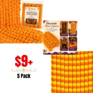 5-pc Artificial Marigold Garland