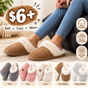 Cozy Memory Foam Slippers for Women/Men