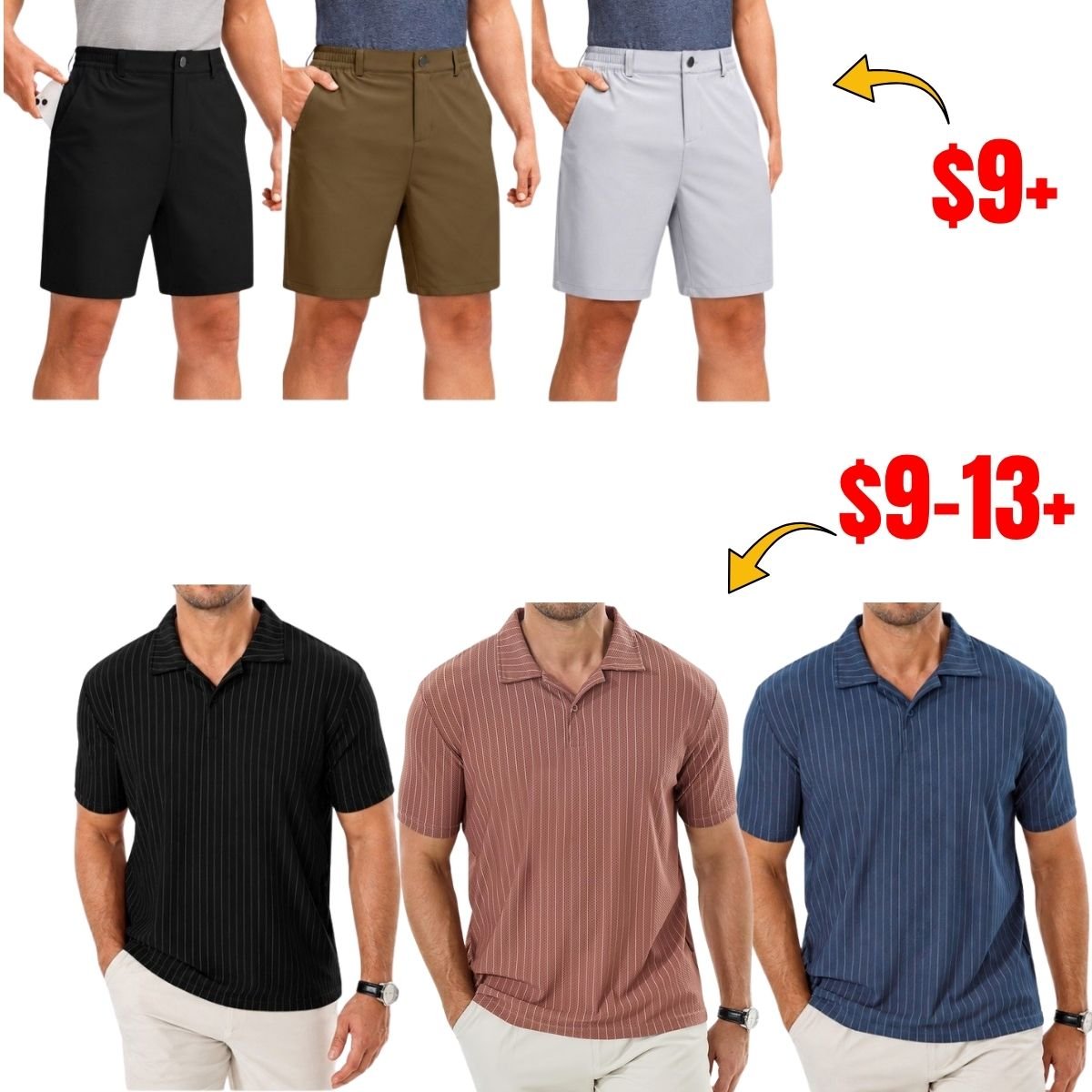 Men’s Polo Shirt | Men’s Golf Shorts