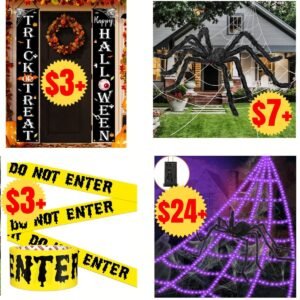 Halloween decorations from $3+
