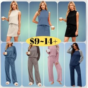 2 Piece Lounge Sets, Two Piece Skirt Sets