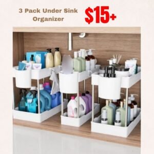 3 Pack Under Sink Organizer