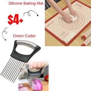 Onion Cutter, Silicone Baking Mat