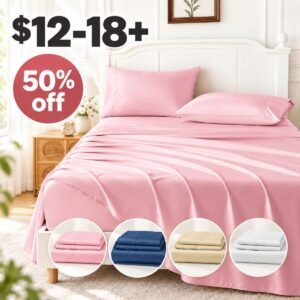 3-Piece Silk like Satin Sheets