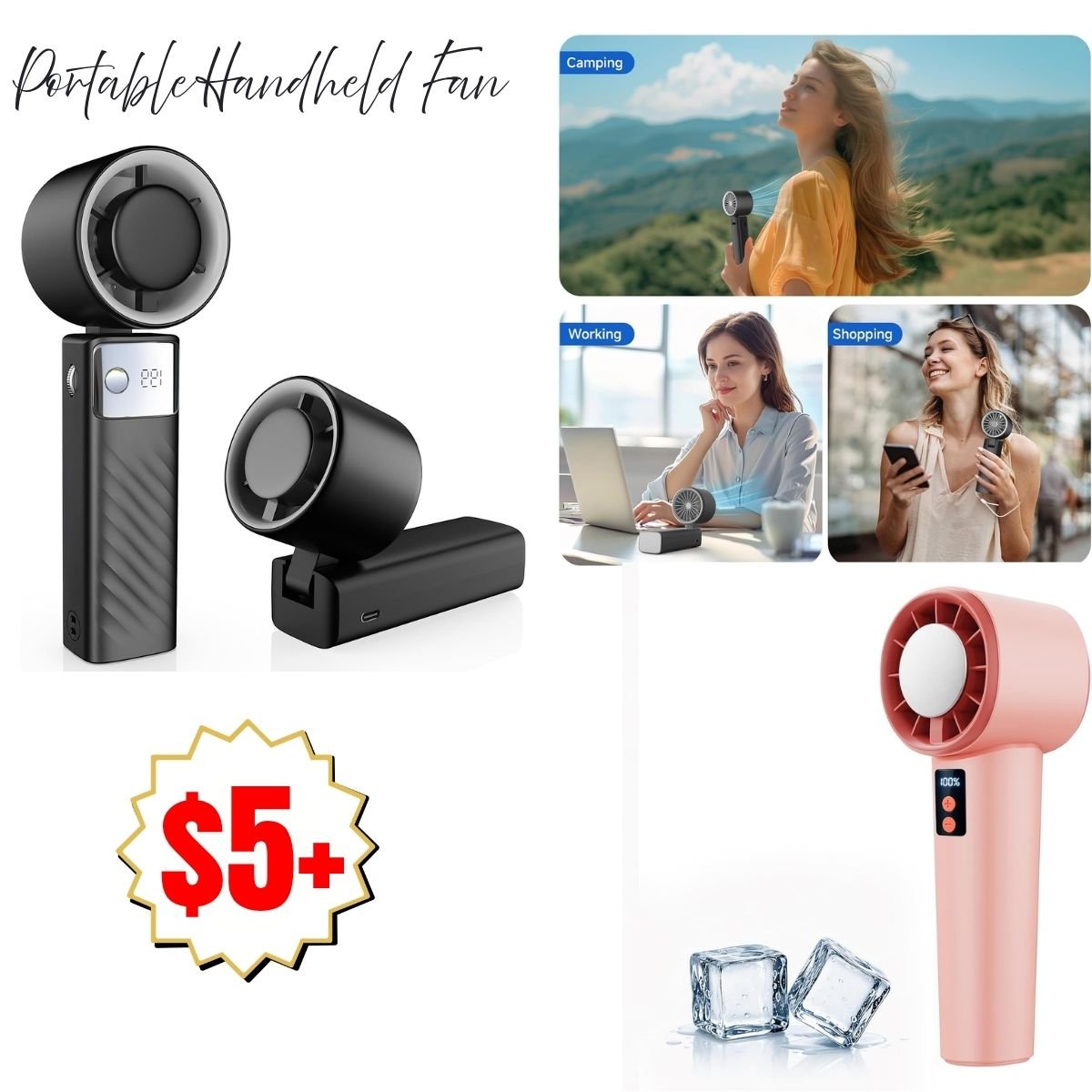 Portable Handheld Turbo Fan