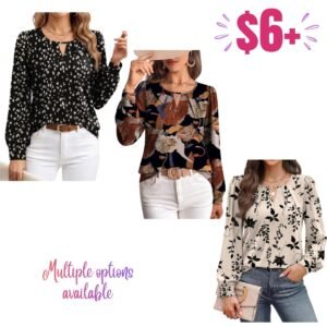Casual Long Sleeve Blouses for Women