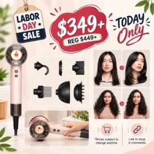 Super popular Hair Dryer is $349+ (Reg.$449+) ONLY TODAY