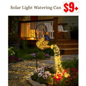 Solar Light Watering Can