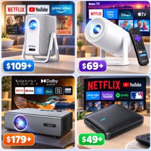 Home Projectors and Carplay Adapter