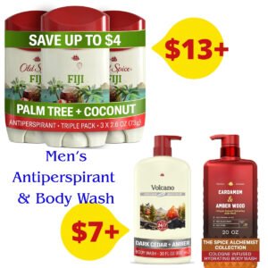 Men’s Antiperspirant  & Body Wash