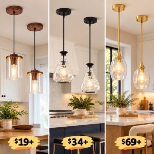 Pendant Lights for Kitchen Island