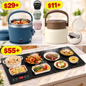 Electric Food Warmer | Vacuum Insulated food jar | Electric Warming Tray