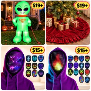 Halloween and Christmas Decors  and Costumes