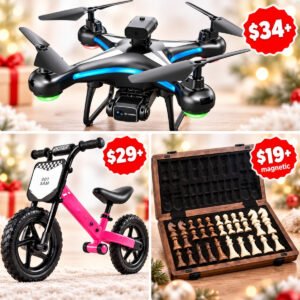 Toddler Balance Bike  | Mini Drone | Magnetic Wooden Chess