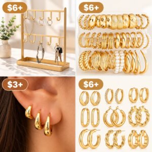Earrings and Holders