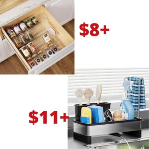 Spice Drawer Organizer | Stainless Steel Sink Caddy