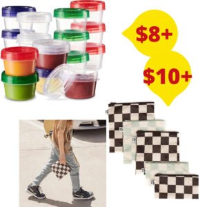 Baby Food Storage Containers | 5 Pack Reusable Snack Bags