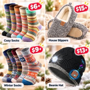 Socks | Beanie | Foam Shoes