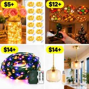 Fairy Lights,  Projector Lights and Pendant Lights