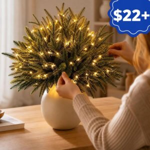 Evergreen Pine with 1 Pack Lights