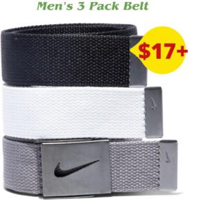 Men's 3 Pack Web Belt