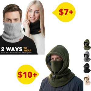 Neck Warmer and  Balaclava Hood