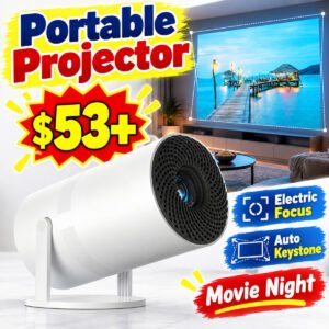 Projector with Wi-Fi and Bluetooth