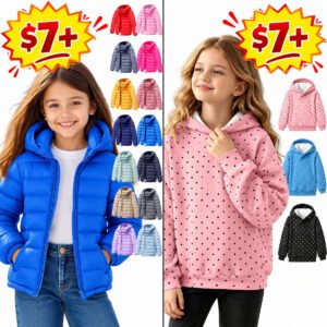 GIrls Polka Dot Hoodie & Polka Dot Hoodie