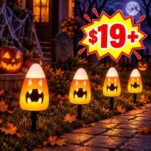 Halloween Candy Corn Pathway Lights