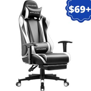 Gaming Chair with Footrest