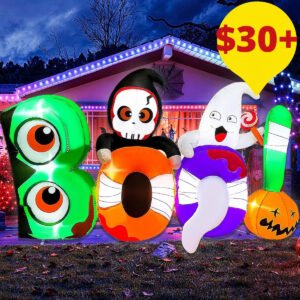 8FT Halloween Inflatable Boo