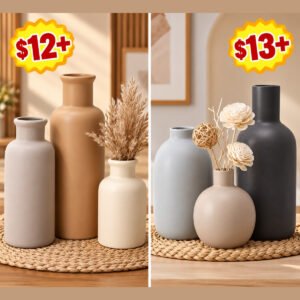 Ceramic Vase Set of 3