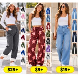 Womens Sweatpants and Jeans