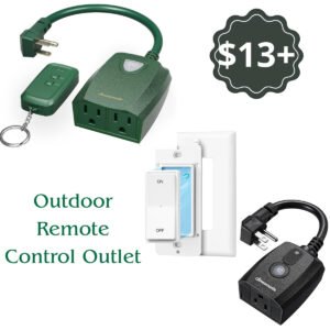 Outdoor Remote Control Outlet