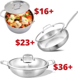 Stainless Steel Woks