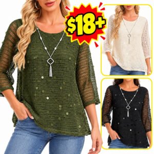 Women’s Crochet Knit Top