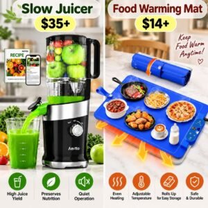 Cold Press Juicer ,  Warming mat