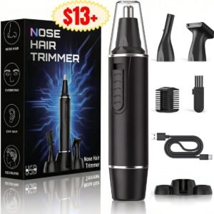 Rechargeable 3-in-1 Eyebrow & Facial Hair Trimmer