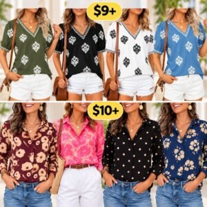 Women’s Short Sleeve tops | Floral Long Sleeve Tops