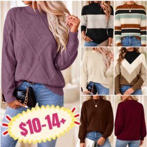 Women’s Mock Neck Sweaters