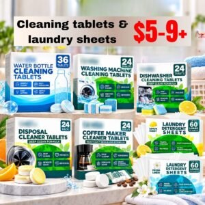 Cleaning tablets & laundry sheets